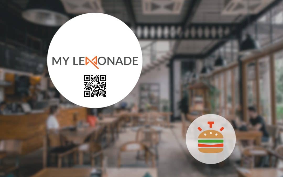 How can the QR code optimize order taking in the kitchen and at the bar?