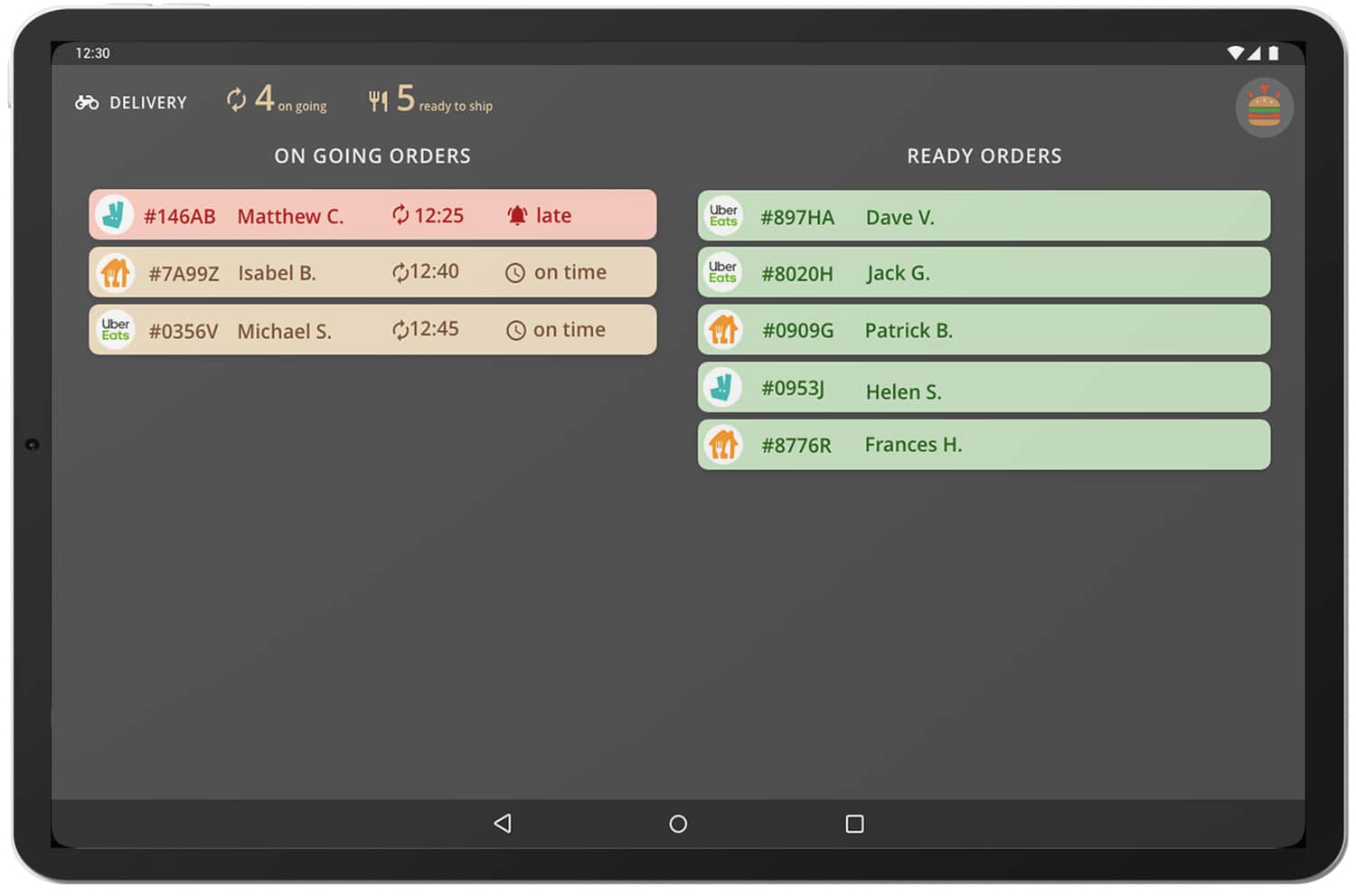 optimize your revenue with a KDS screen for drivers